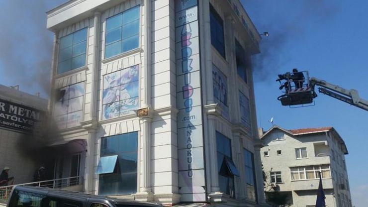 Anaokulunda yangın panik yarattı