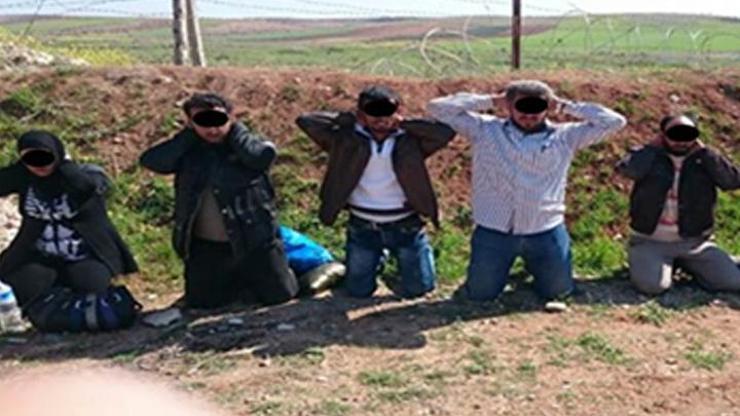 IŞİDin canlı bombası üzerinde bomba ile sınırda yakalandı