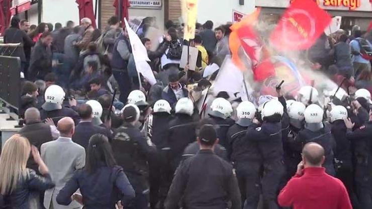 Kızıldere protestosuna polis müdahalesi: 13 gözaltı