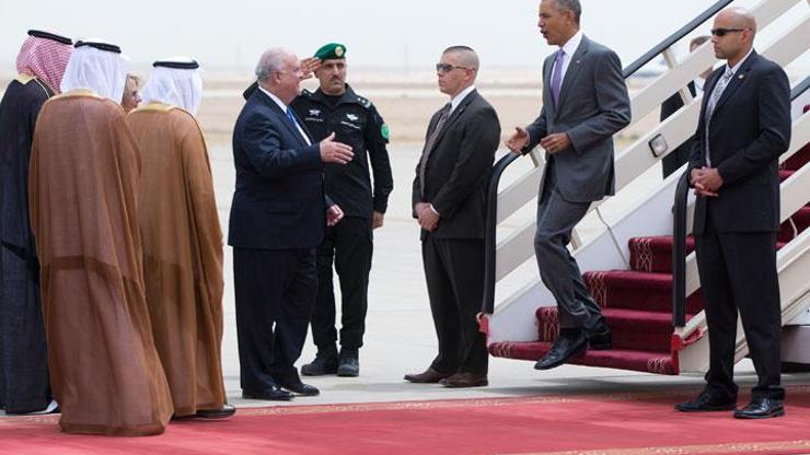 Obamayı Suudi Arabistanda vali karşıladı