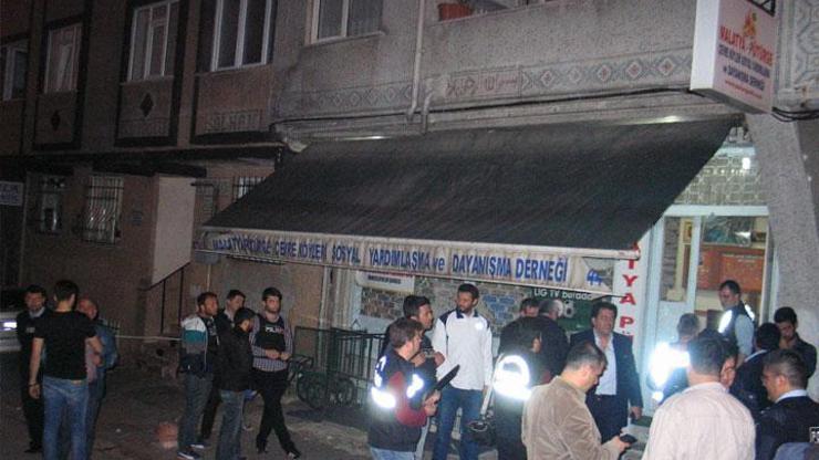 Bahçelievlerde toplantı yapılan derneğe patlayıcı madde atıldı