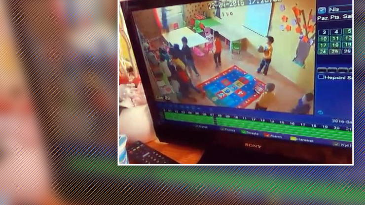 Anaokulundaki şiddeti öğretmen teşvik etti
