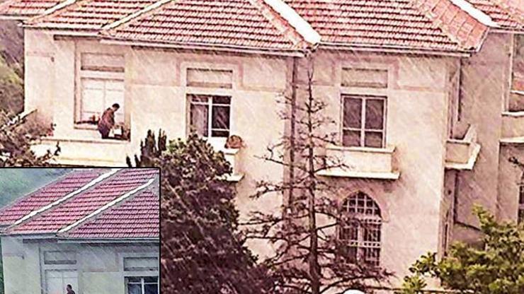 Tarihi köşkte mangal keyfi