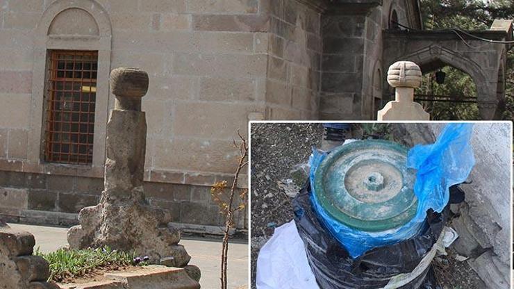 Ziyaretçi akınına uğrayan türbenin yakınında 11 kilo TNT bulundu