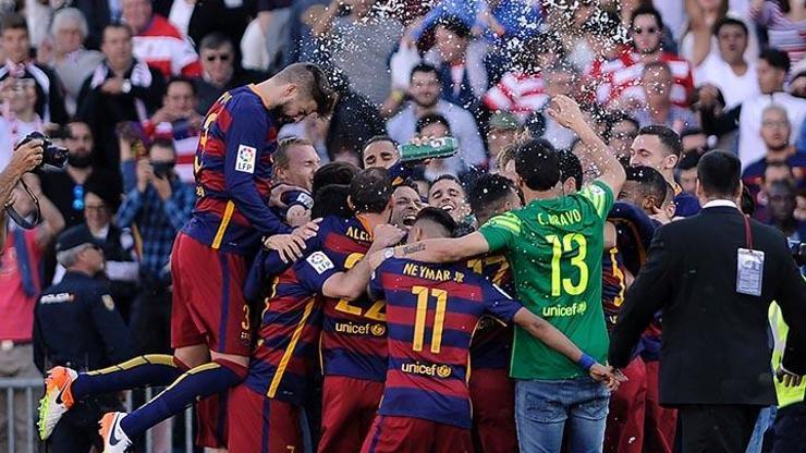 La Liganın şampiyonu Barcelona