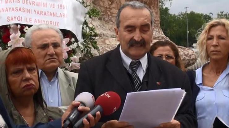 68liler Vakfından Taksimde 27 Mayıs anması