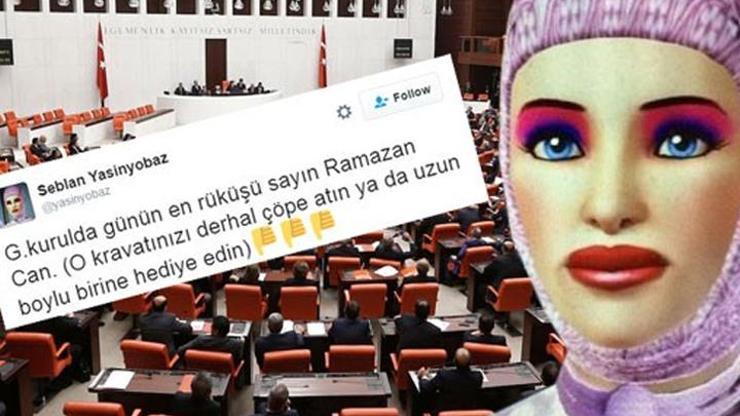 TBMMdeki gizli moda yorumcusu merak konusu oldu