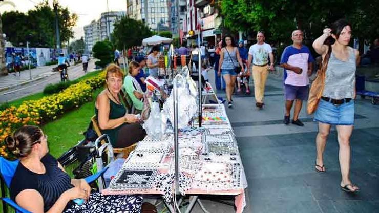 Antalyada Sanat Sokağı kapatıldı