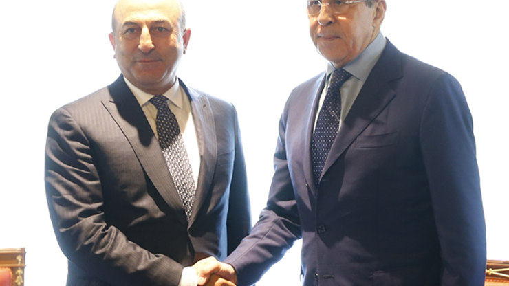 Çavuşoğlu ve Lavrov biraraya geldi