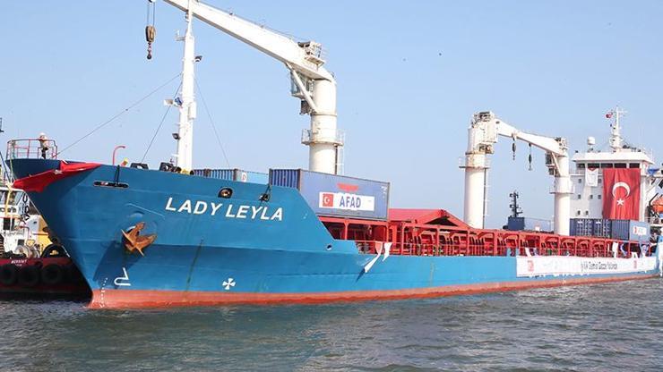 Lady Leyla Aşdod Limanına ulaştı