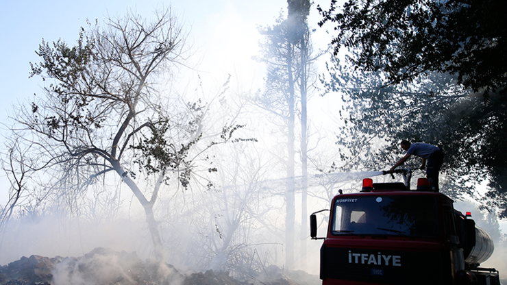 Sigara izmariti 19 serayı kül etti