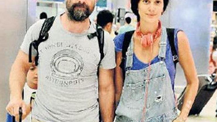 Halit Ergenç ile eşi Bergüzar Korel yurt dışına gitti