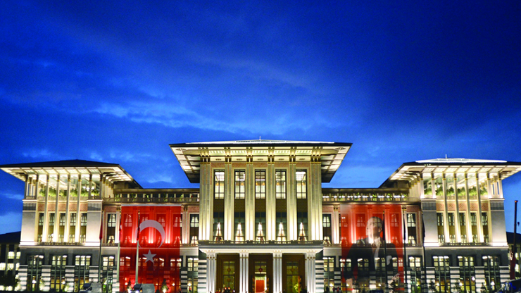 Cumhurbaşkanlığı Külliyesinde büyük davet