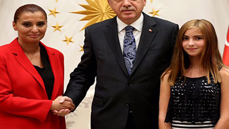 Hande Fırat Cumhurbaşkanı Erdoğan ile bir araya geldi