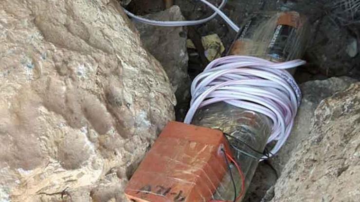 Mardinde PKKnın tuzakladığı 1.5 ton patlayıcı imha edildi