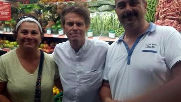 Ünlü yıldız Willem Dafoe Marmariste
