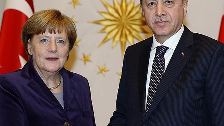 Cumhurbaşkanı Erdoğan, Merkelle görüştü