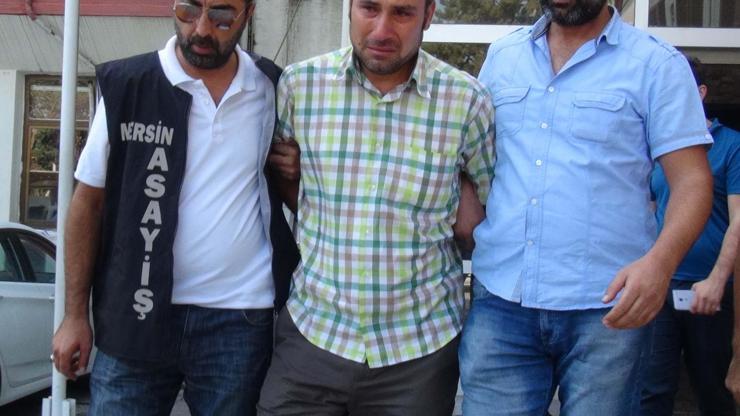 Eşini 7 yaşındaki kızının yanında boğdu