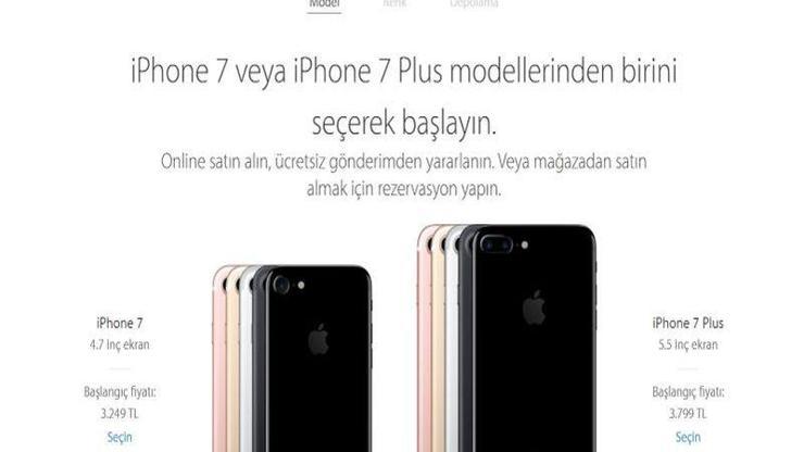 Apple Türkiye iPhone 7 satışına başladı. İşte fiyatlar
