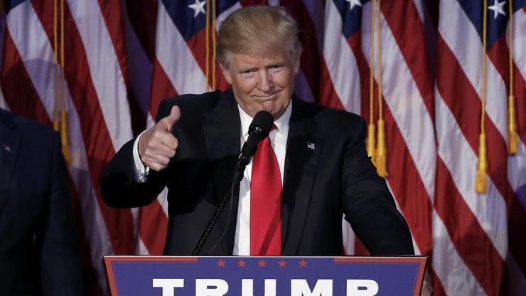 Trumptan zafer konuşması