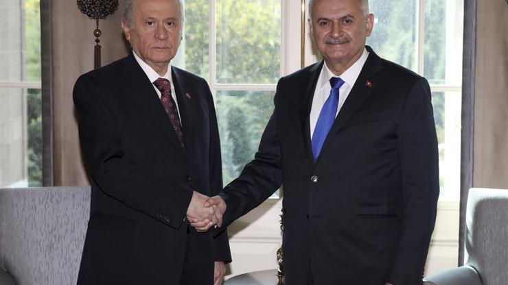 Başbakan Binali Yıldırım ile Devlet Bahçeli görüştü