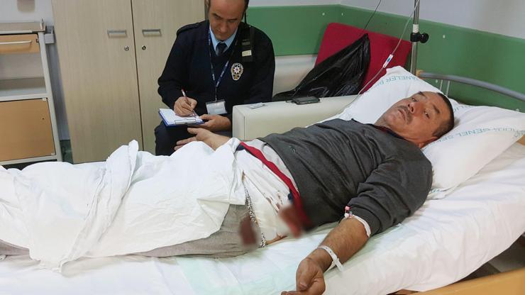 Vurulduğunu 45 kilometre sonra fark etti