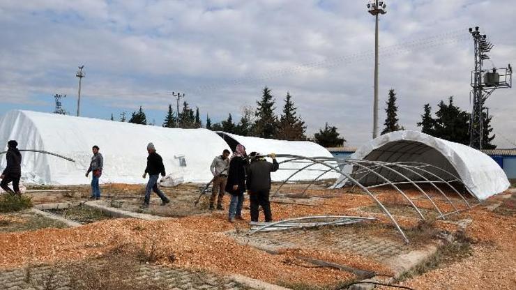 Hatayda bin kişilik çadır kent kuruluyor