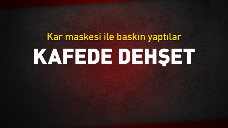 Kar maskesi ile dehşet saçtılar