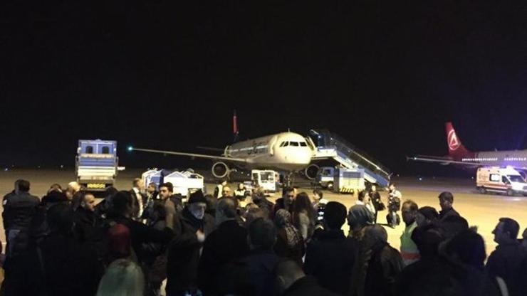 Uçakta yaşanan gerginlik rötara neden oldu