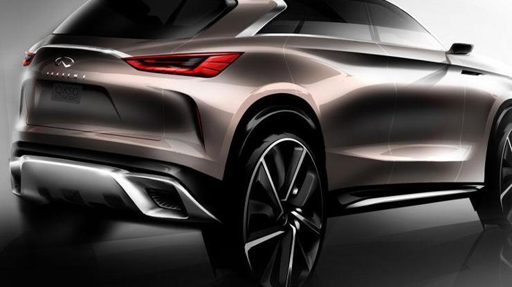 Infiniti QX50 Concept Detroitte görücüde