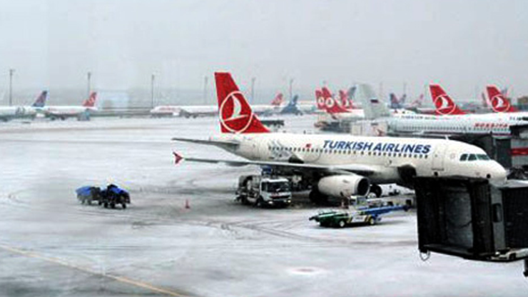 Sabiha Gökçen Havalimanında pistler kapandı