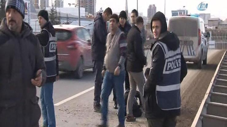 Cumhurbaşkanlığı Külliyesi önünde korkutan girişim