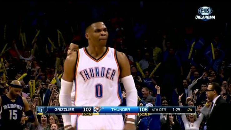 Westbrookun triple-double koleksiyonu