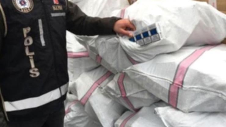 Tankerde yakıt yerine kaçak sigara yakalandı