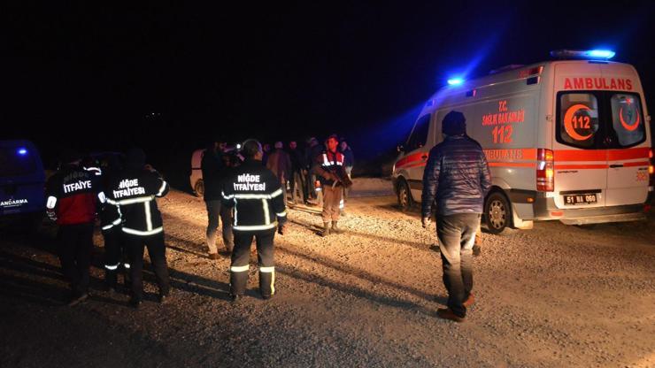 Niğdede askeri helikopter düştü alarmı