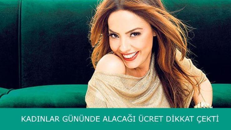 Kadınlar günü: Ebru Gündeş kişi başı 5 bin liraya şarkı söyleyecek