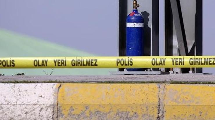 Oksijen tüpü patladı: 3 yaralı