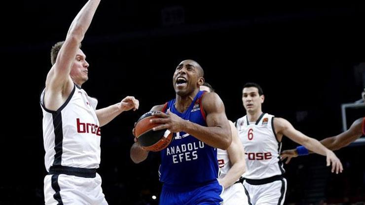 Anadolu Efes Bamberge yenildi