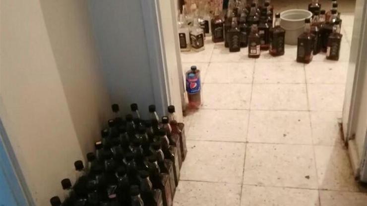 At çiftliğine sahte içki baskını