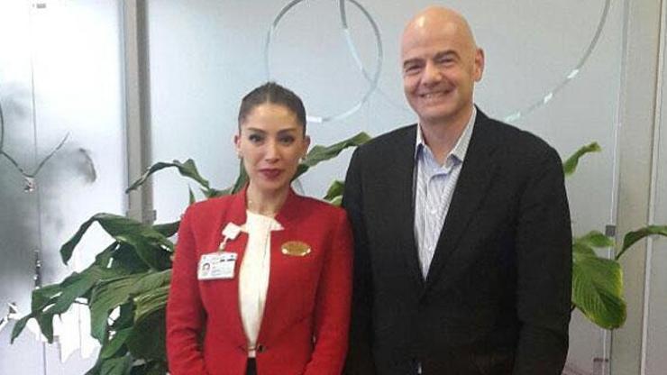 Infantino Türkiyeden aktarma yaptı