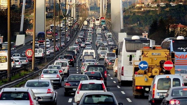 İşte trafiğe kayıtlı araç sayısı