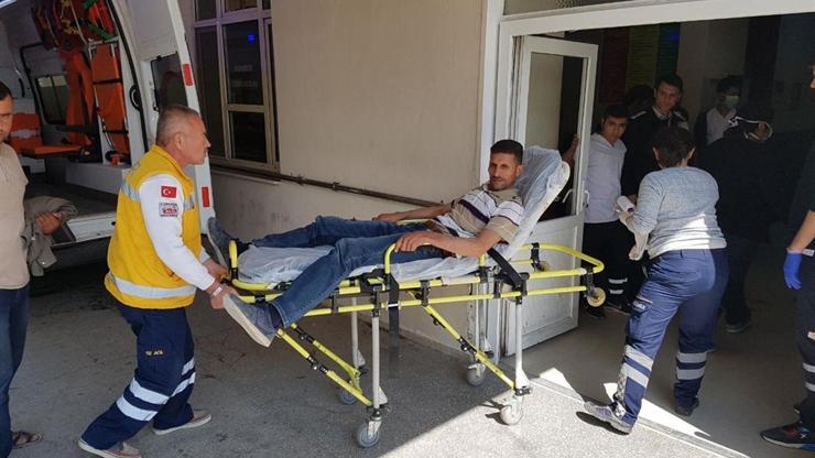 Köpeğine çarpan kamyon şoförünü vurdu
