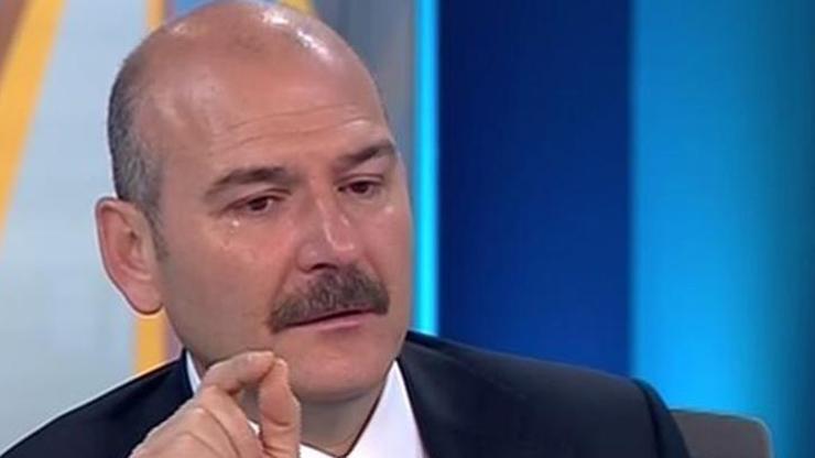 İçişleri Bakanı Soylu canlı yayında ağladı