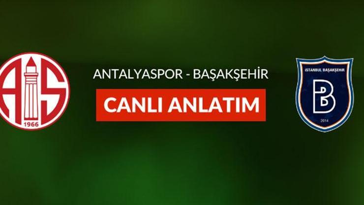 Antalyaspor-Başakşehir canlı yayın
