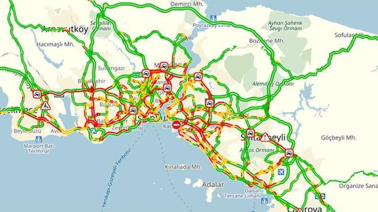 İstanbulda 19 Mayıs trafiği
