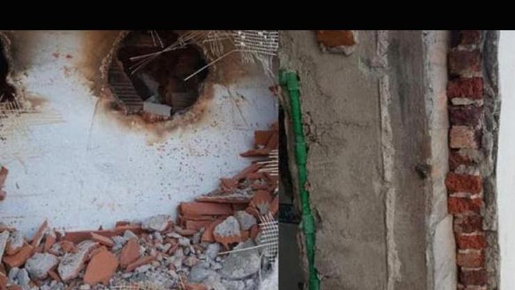 Duvar yıkılınca ortaya çıktı