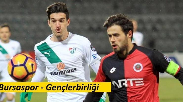 Bursaspor-Gençlerbirliği maçı izle (33. Hafta)