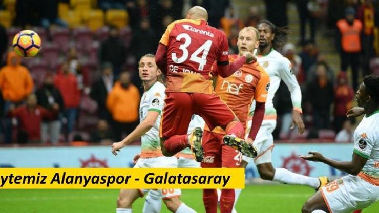 Alanyaspor-Galatasaray maçı izle (33. Hafta Kapanış)