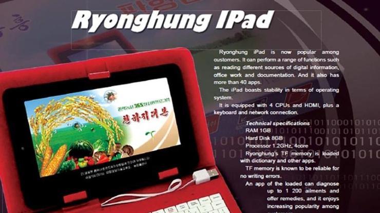 Kuzey Kore tablet yaptı, adını da iPad koydu
