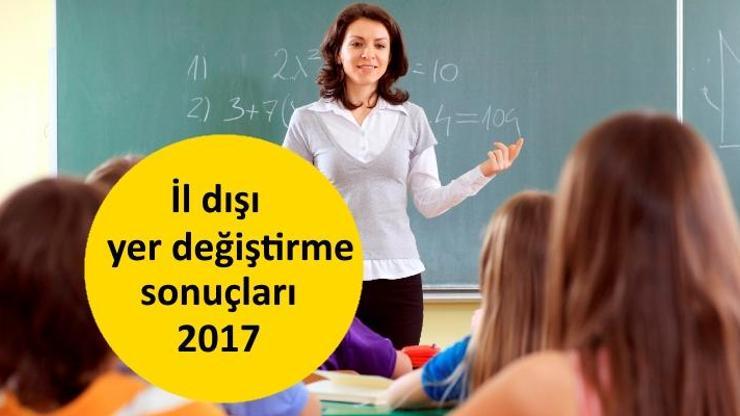 İl dışı yer değiştirme sonuçları bugün MEBBİSten açıklanacak